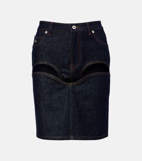 Denim miniskirt