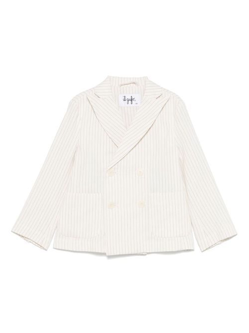 Striped blazer - Neutrals