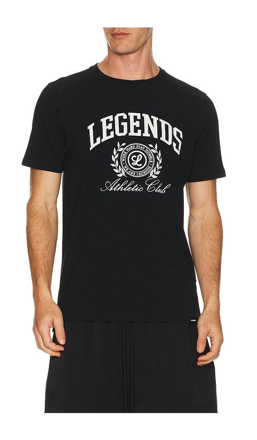 Legends Aviation Varsity Crest Tee in Black. M. Also in S, L, XL/1X