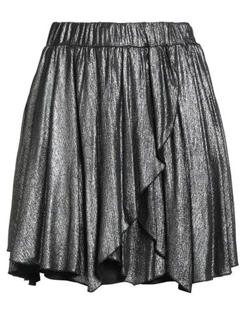 Le Volière Woman Mini skirt Charcoal Size S Viscose