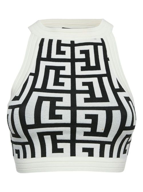 Monogram tank top - White