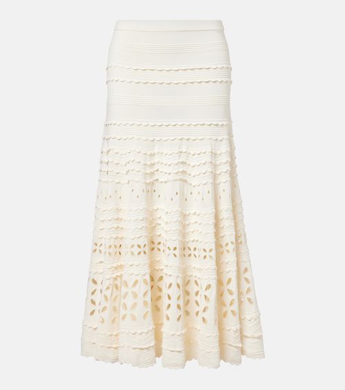 Annisa broderie anglaise midi skirt