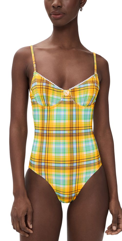 The Taylor One Piece Swimsuit Multi Plaid
