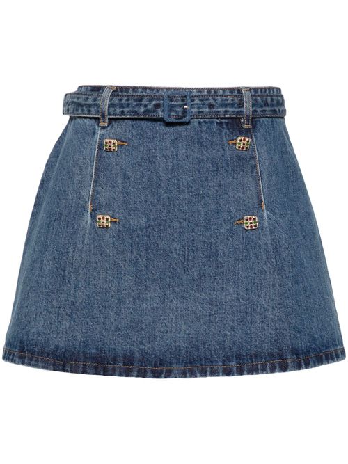 Rock denim miniskirt - Blue