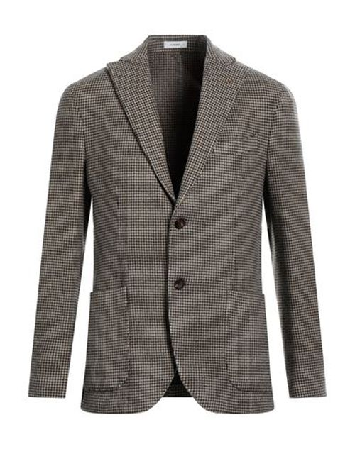 Man Blazer Khaki Size 42 Wool