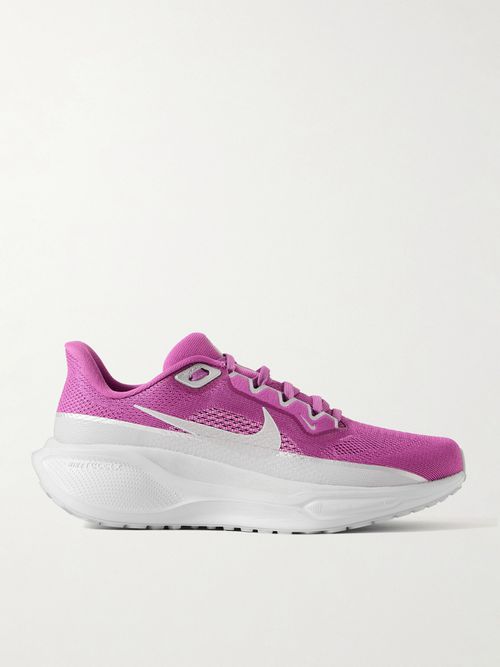 Pegasus 41 Rubber-trimmed Mesh Sneakers - Purple