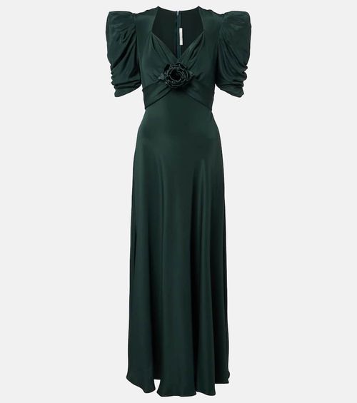 Silk charmeuse cocktail dress