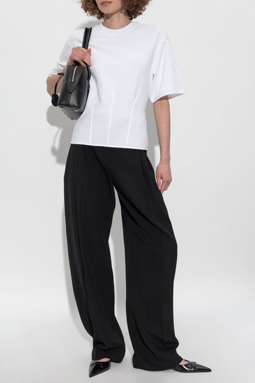 Crew Neck T-shirt, Women's, White