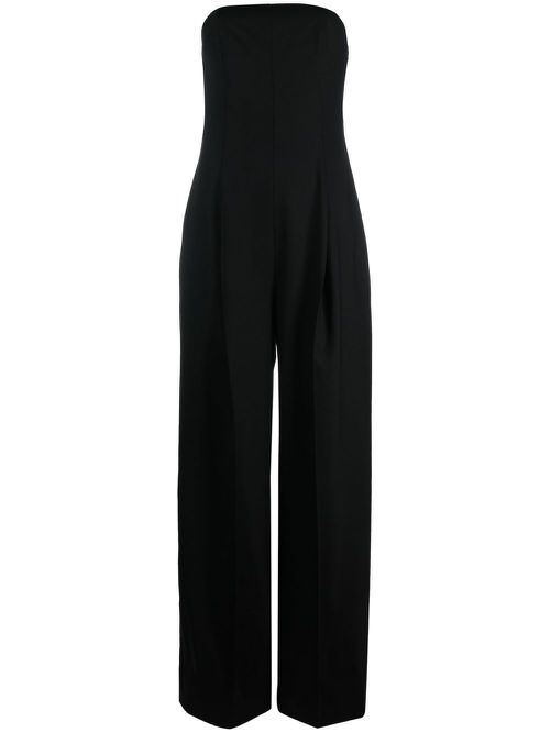 Strapless wide-leg jumpsuit - Black