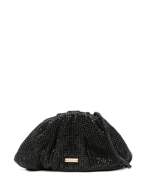 Jaala crystal-embellished clutch bag - Black