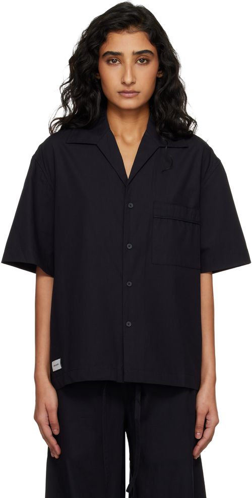 Black SS Pyjama Shirt