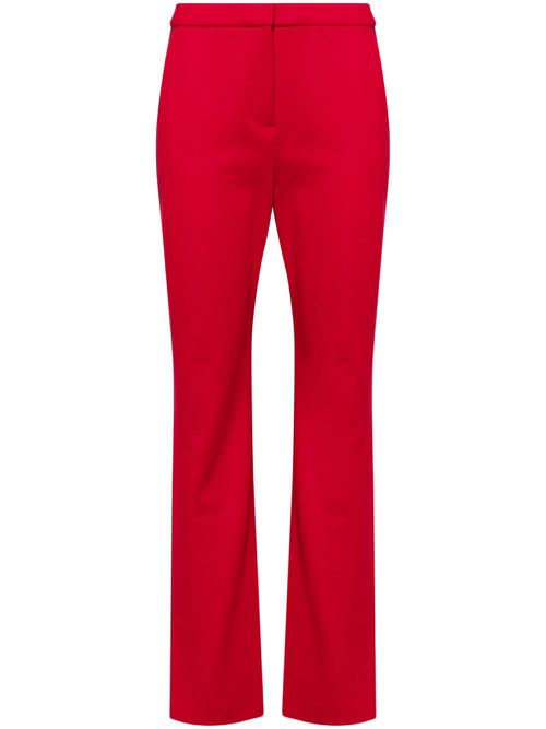 Split-hem trousers - Red