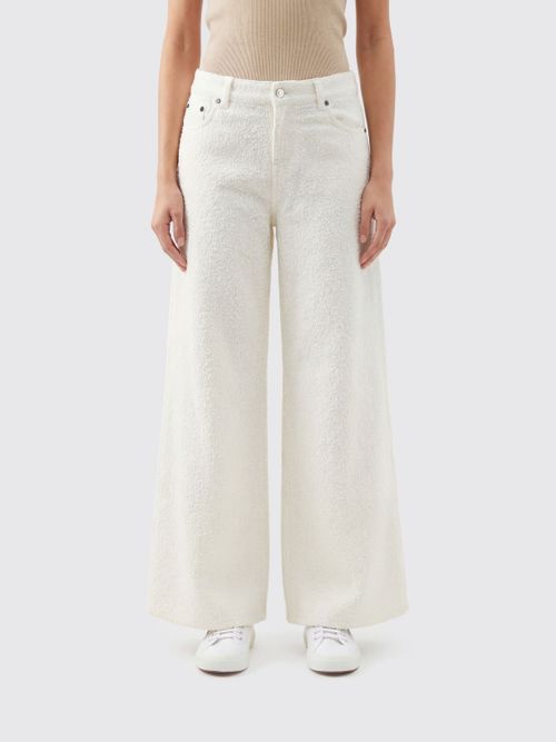 Jeans Woman color White