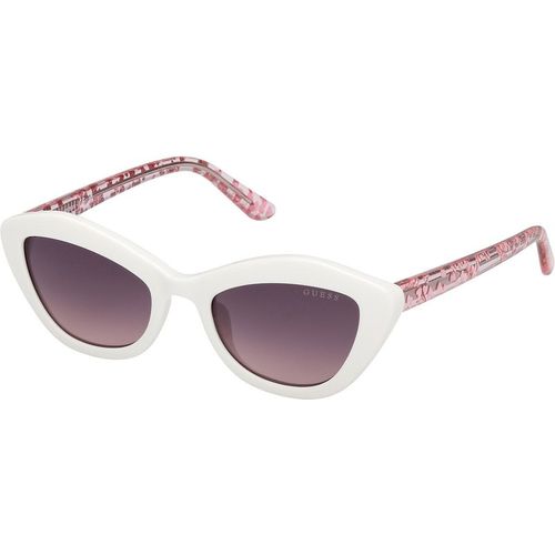 Guess Unisex Guess GU00229 21B Gafas de sol Inyectado Marfil Fumar Geométrico Norma