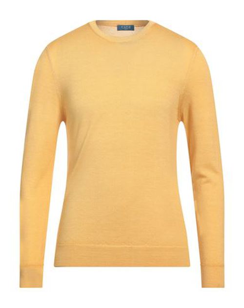 Fefè Napoli Man Sweater Marigold Size 38 Merino Wool