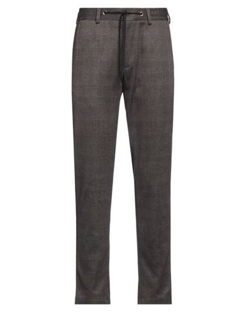 Man Pants Dark brown Size 33 Polyester, Cotton, Polyamide