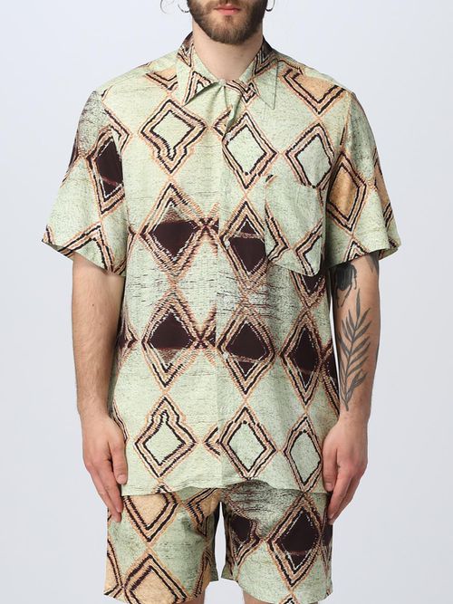 Shirt Men color Green