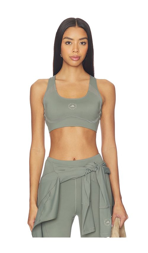 Adidas by Stella McCartney True Purpose Power Impact Training Bra in Sage. - M also in L, S