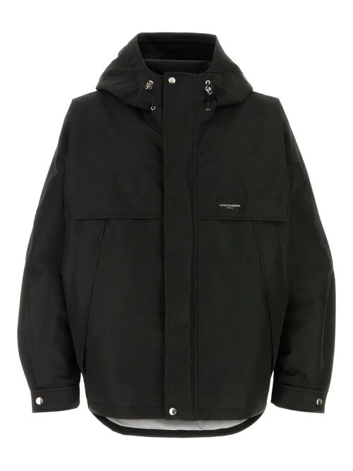 Wooyoungmi zip-up bomber jacket - Black