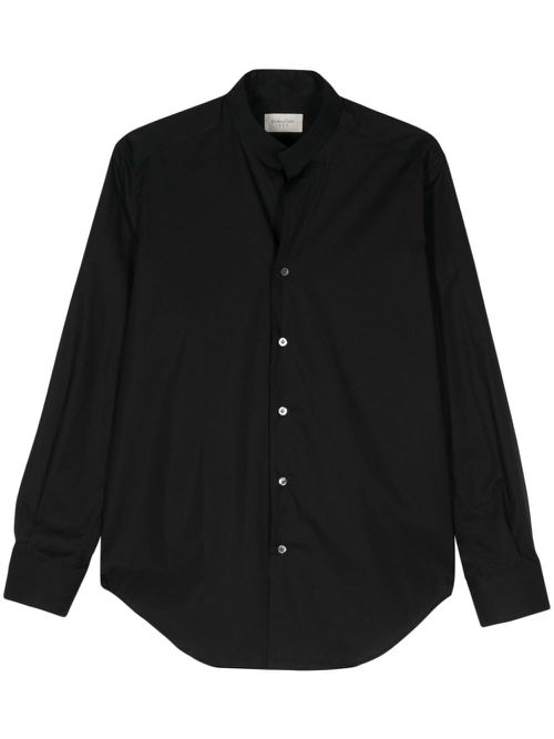 Poplin long-sleeve shirt - Black