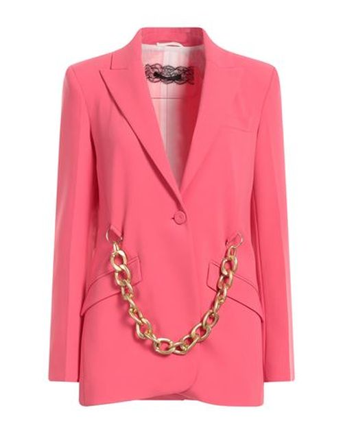 Woman Blazer Coral Size 8 Polyester, Elastane
