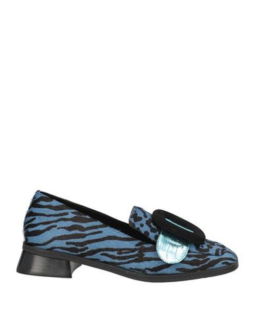 ) Woman Loafers Light blue Size 6 Leather