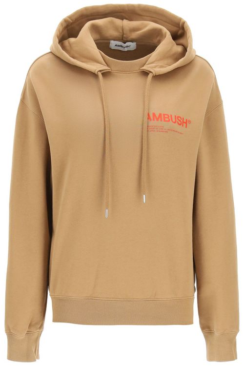 Workshop Logo Print Hoodie
