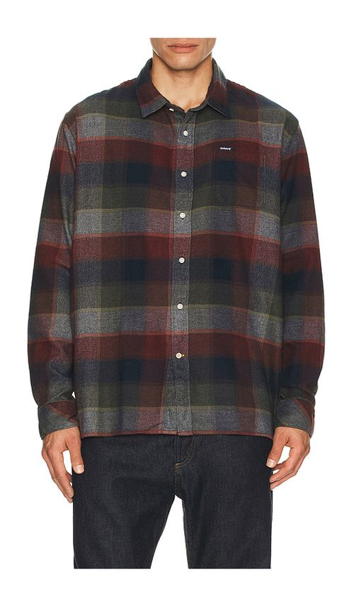 Barbour Copswell Relaxed Checked Shirt in Navy. S. Also in L, M, XL/1X