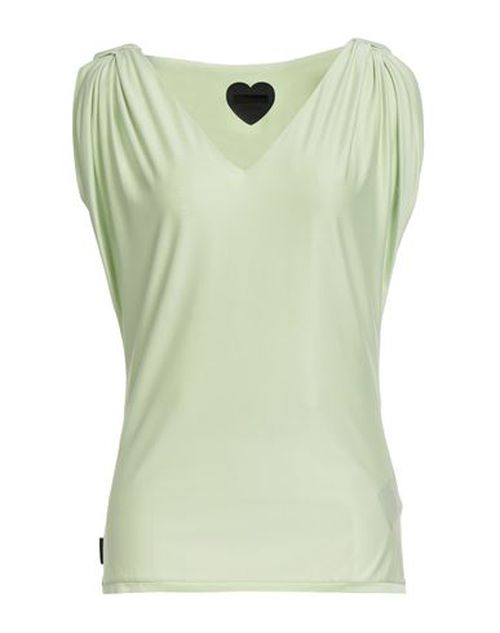 Woman Top Light green Size 8 Cupro, Elastane