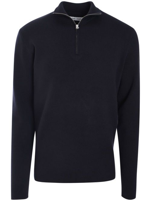 Gunan zip turtleneck jumper - Blue