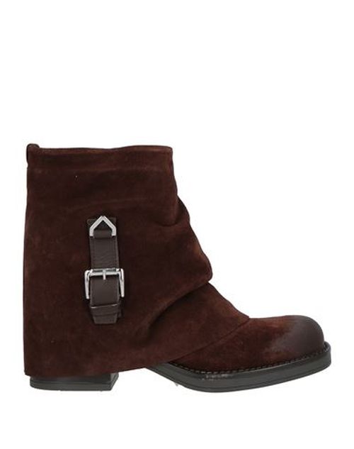 Ovyé Woman Ankle boots Brown Size 7 Calfskin