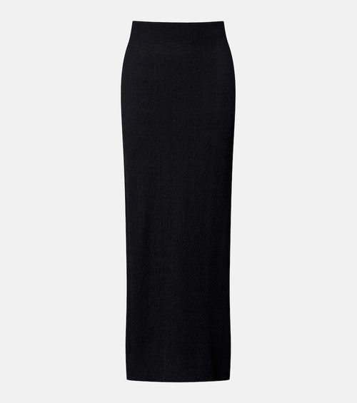 Oboe silk maxi skirt