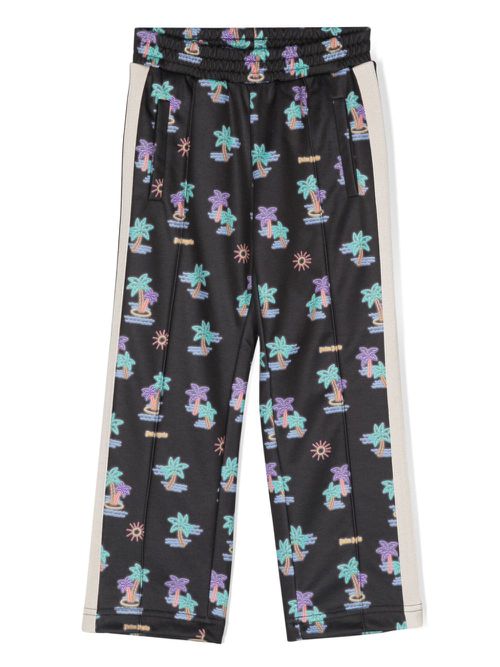 Neon Palms track pants - Black