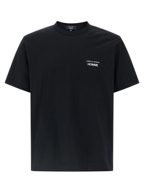 Black Logo Print T-shirt