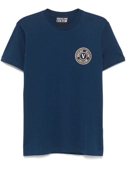 V-emblem T-shirt - Blue