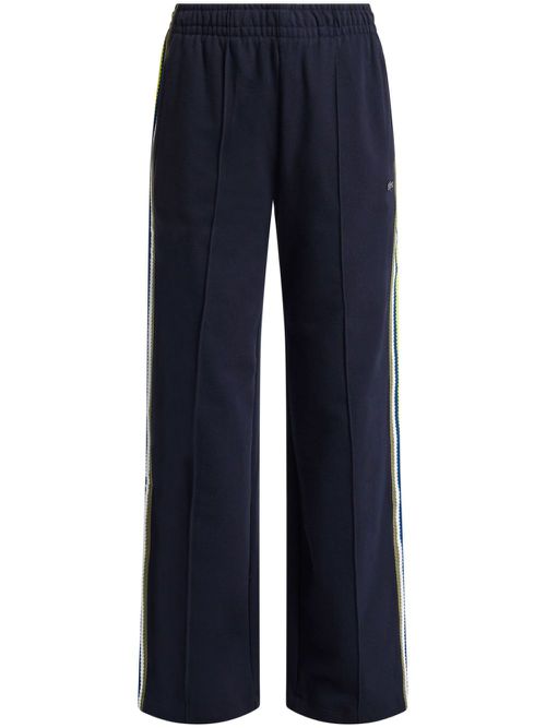 Logo straight-leg trousers - Blue