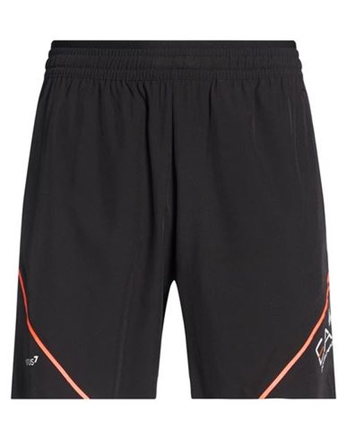Man Shorts & Bermuda Shorts Black Size M Polyester, Elastane