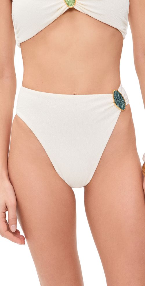 Petra Gigi Hot Bikini Bottoms White
