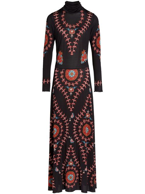 Giambattista Valli Silk Road maxi dress - Red