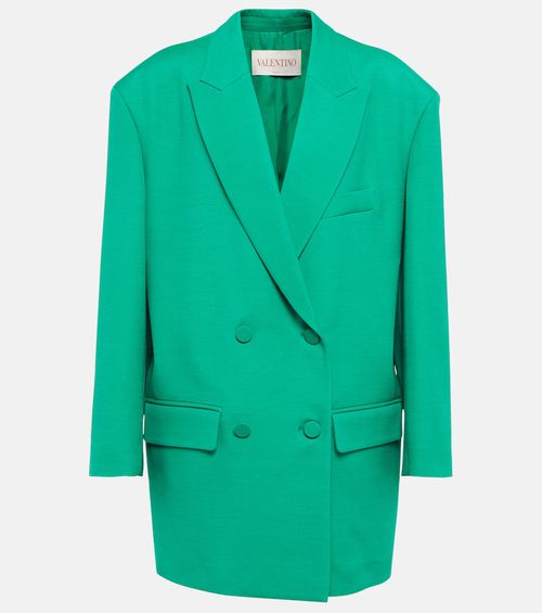 Crêpe Couture double-breasted blazer