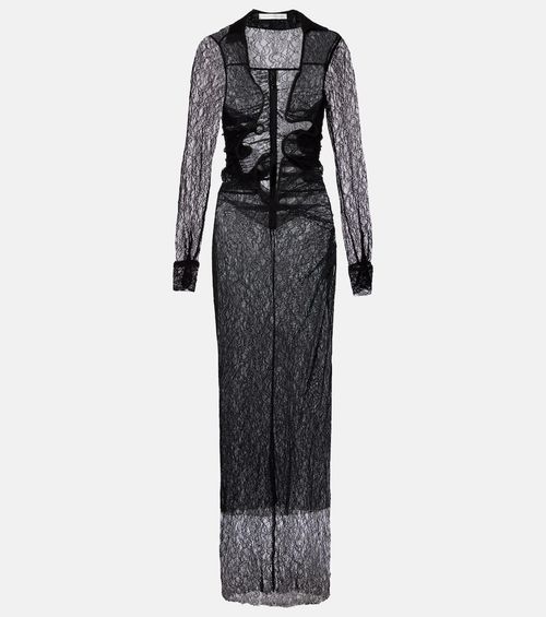 Venus sheer lace gown