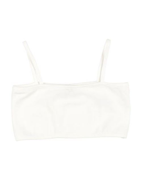 Kid Girl Top White Size 16 Cotton, Elastane