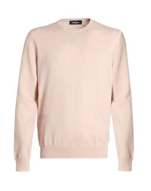 Man Sweater Light pink Size 40 Cashmere