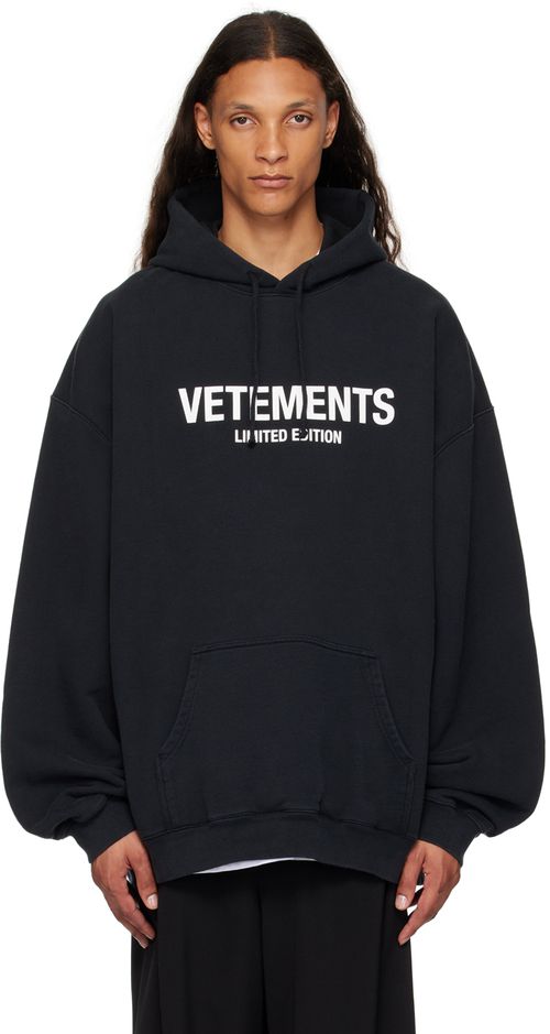 VETEMENTS Black 'Limited Edition' Hoodie