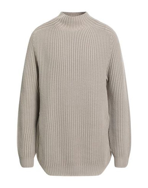 Man Turtleneck Sand Size 44 Wool