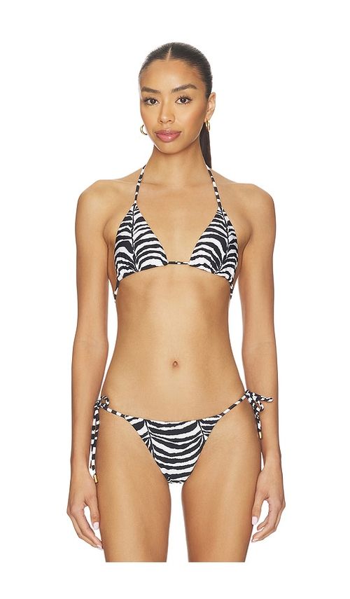 Vix Swimwear Tri Top in Black,White. - M also in S