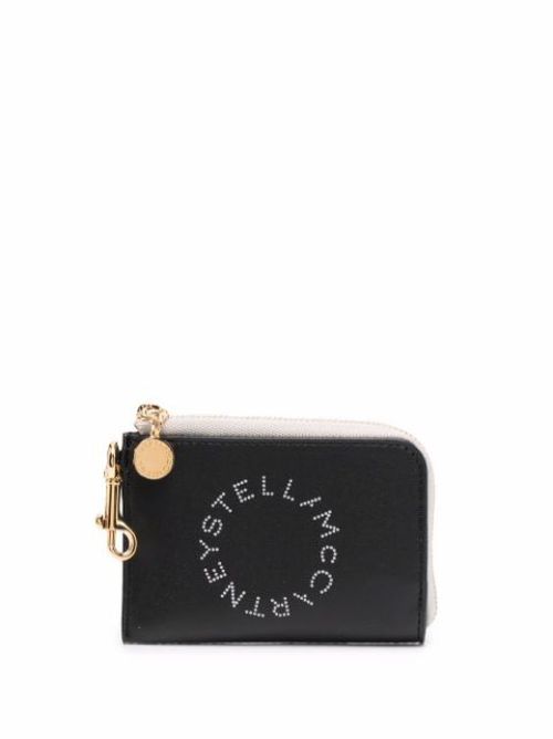 Logo coin zip-pouch