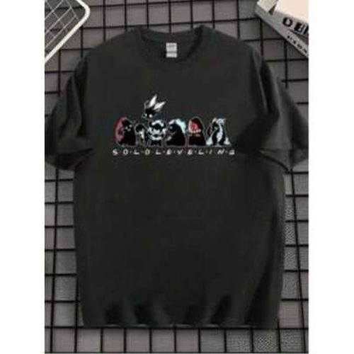 Anime Style, Solo LEVELING Character, Print, Men's, Fashion, T-Shirt, TEE, TOP