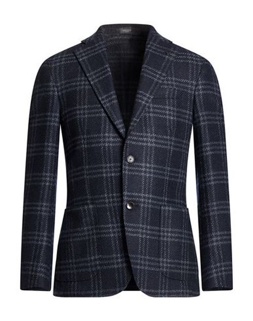 Man Blazer Navy Size 44 Virgin Wool, Polyamide