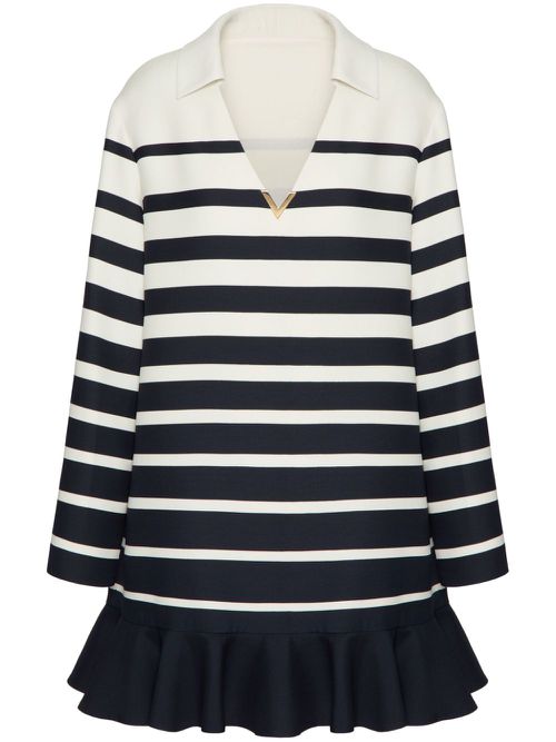 Striped dress - Black